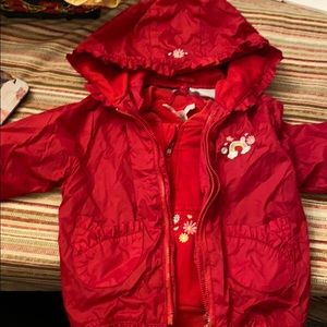 2 piece jacket- Sweater and Raincoat